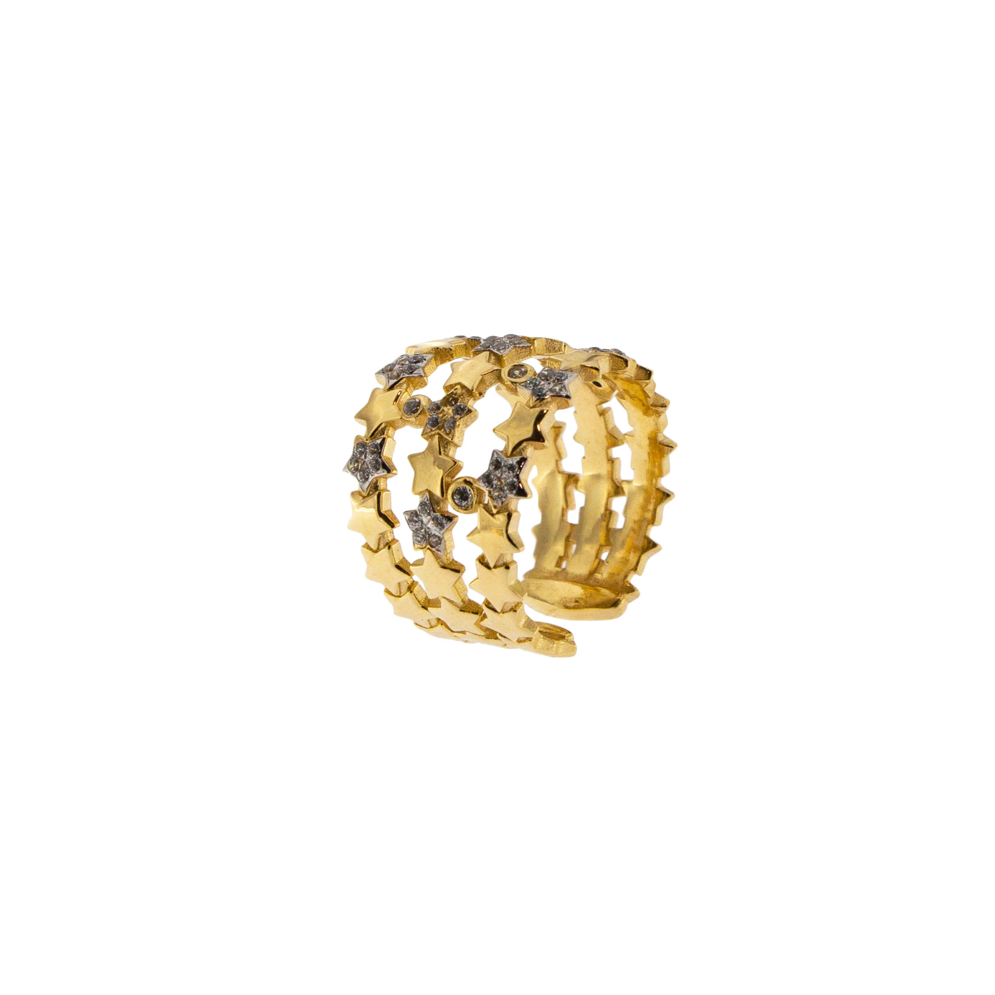 Anello 3 Fili Stelle Alternate - Image 2