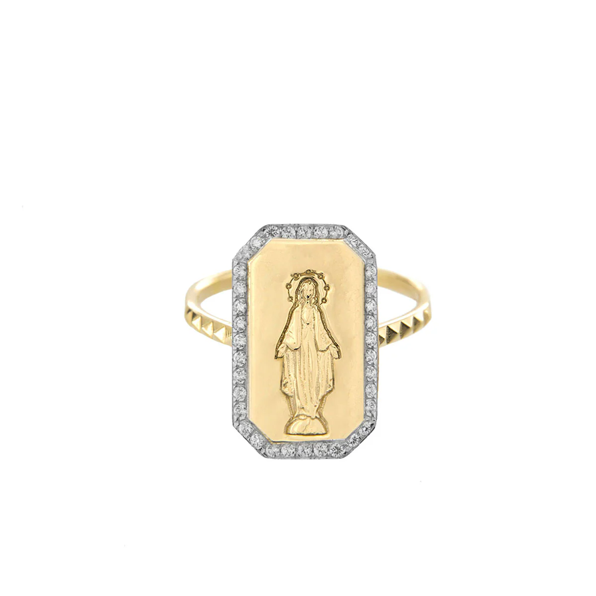 Anello medaglia Madonnina - Image 2
