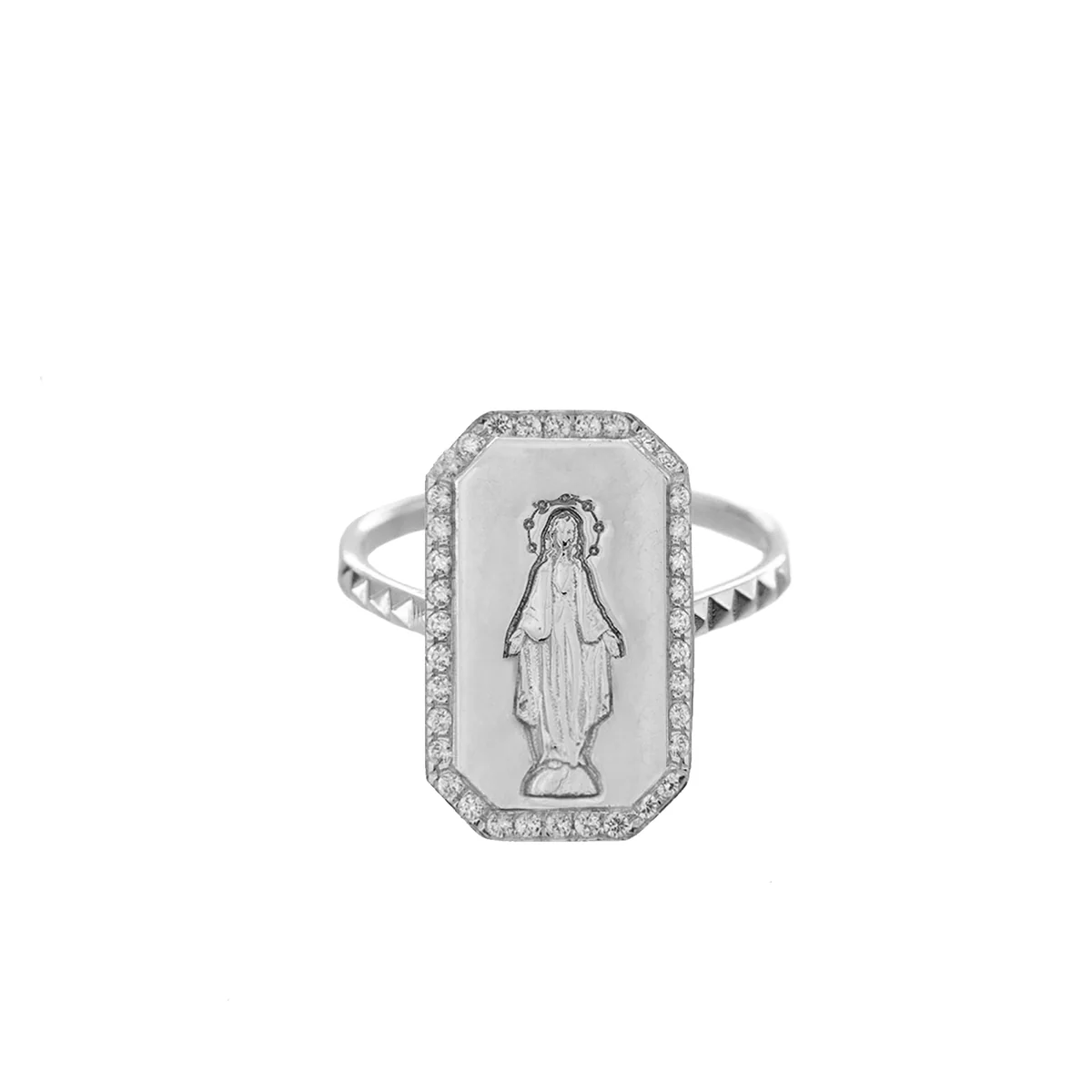 Anello medaglia Madonnina - Image 3