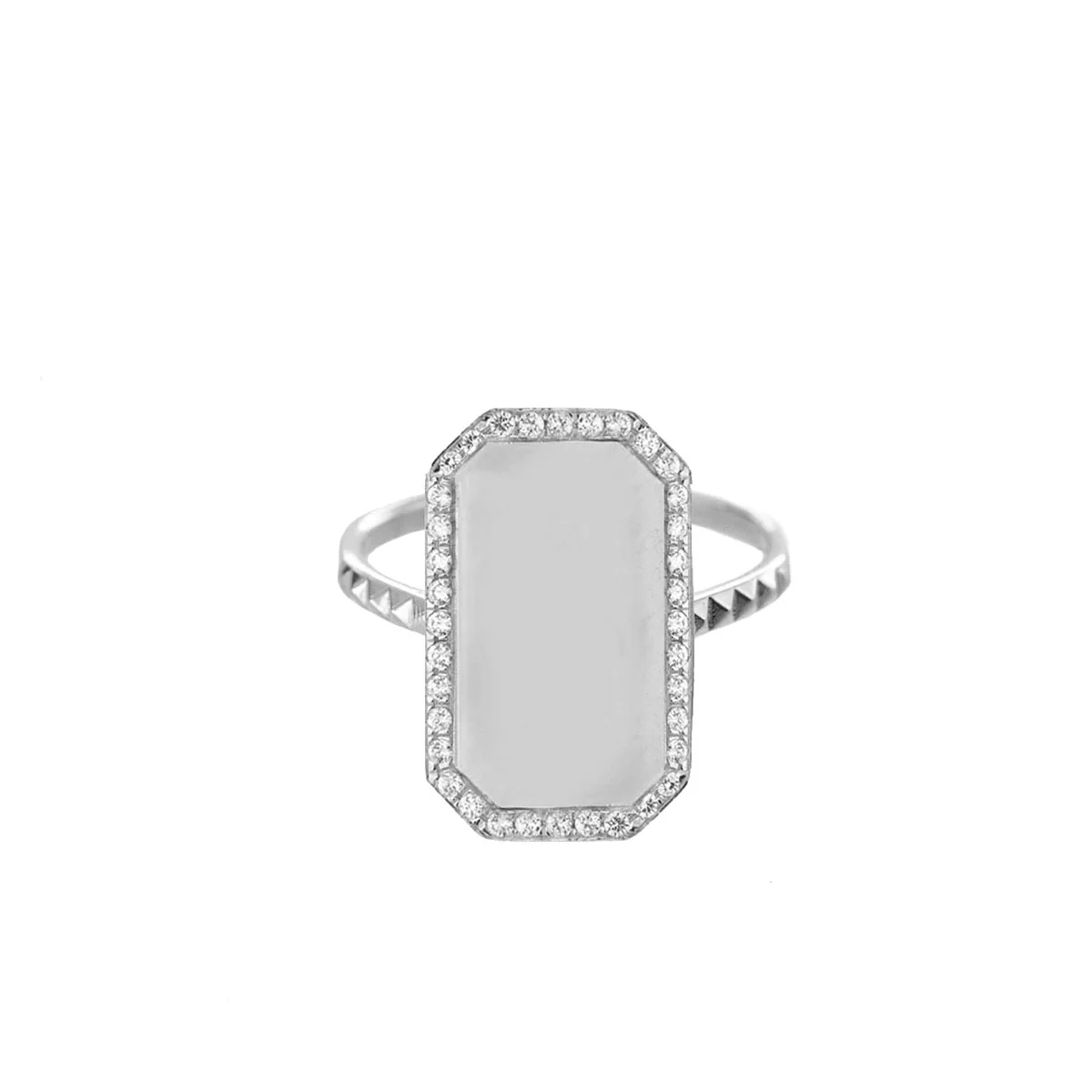 Anello medaglia plain - Image 3