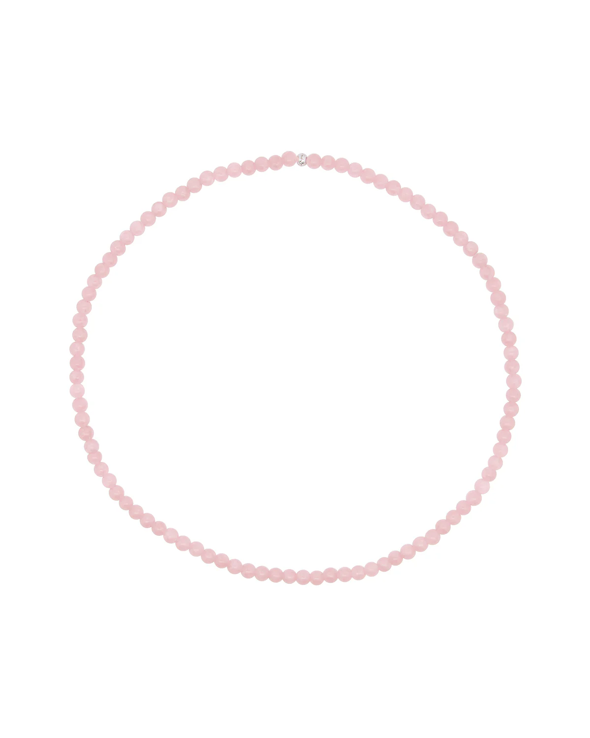 Base Girocollo Elastico in Giada Rosa Pastello