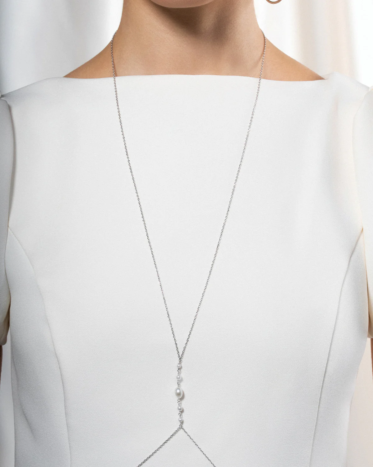 Body Chain pearl halo - Image 2