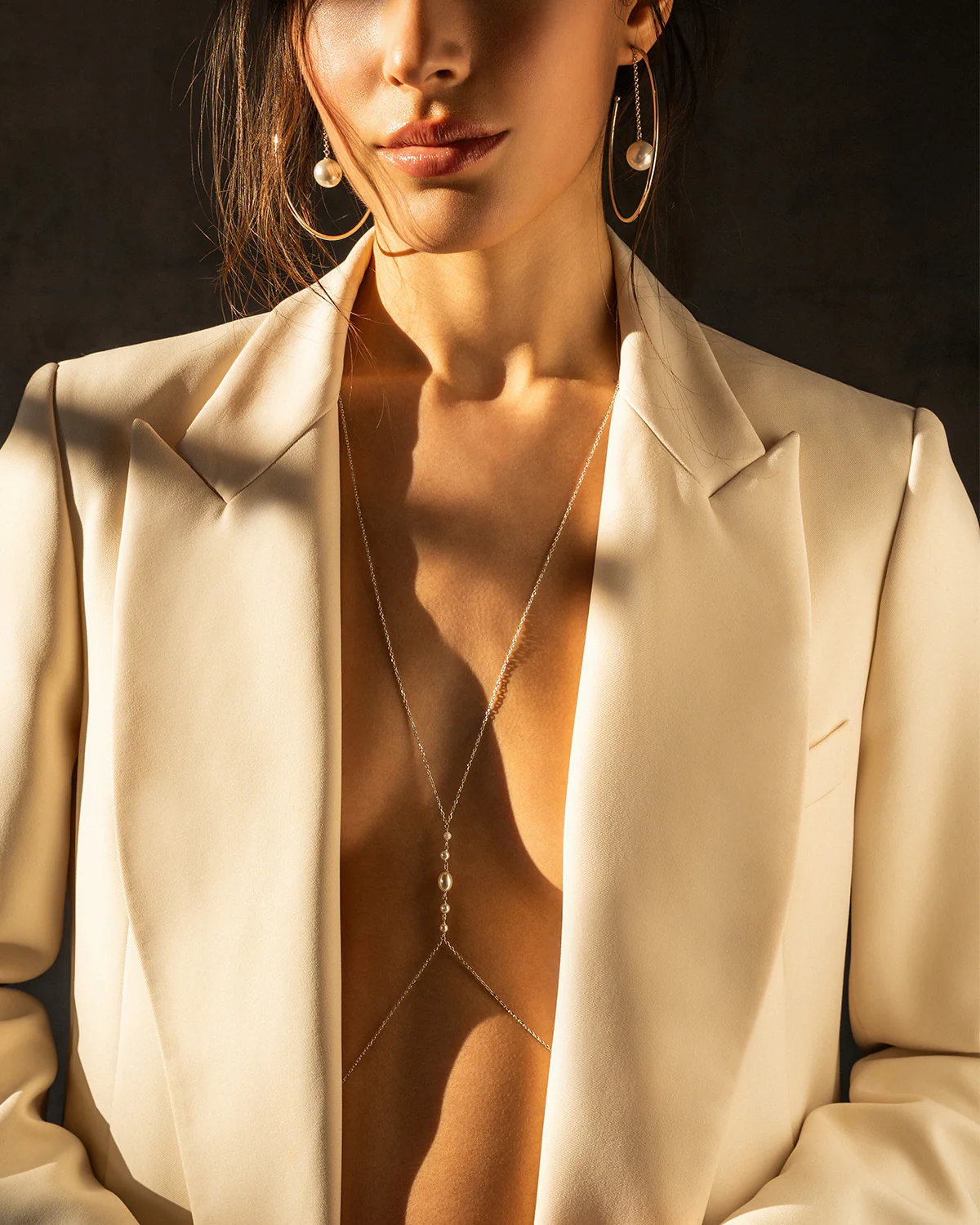 Body Chain pearl halo - Image 4