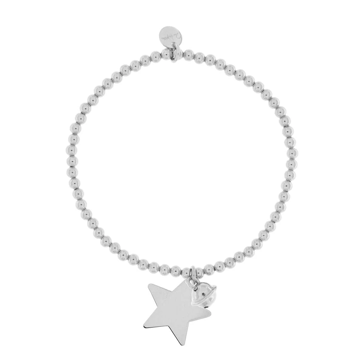 Bracciale a pallini elastico con Ciondolo Stella - Image 2