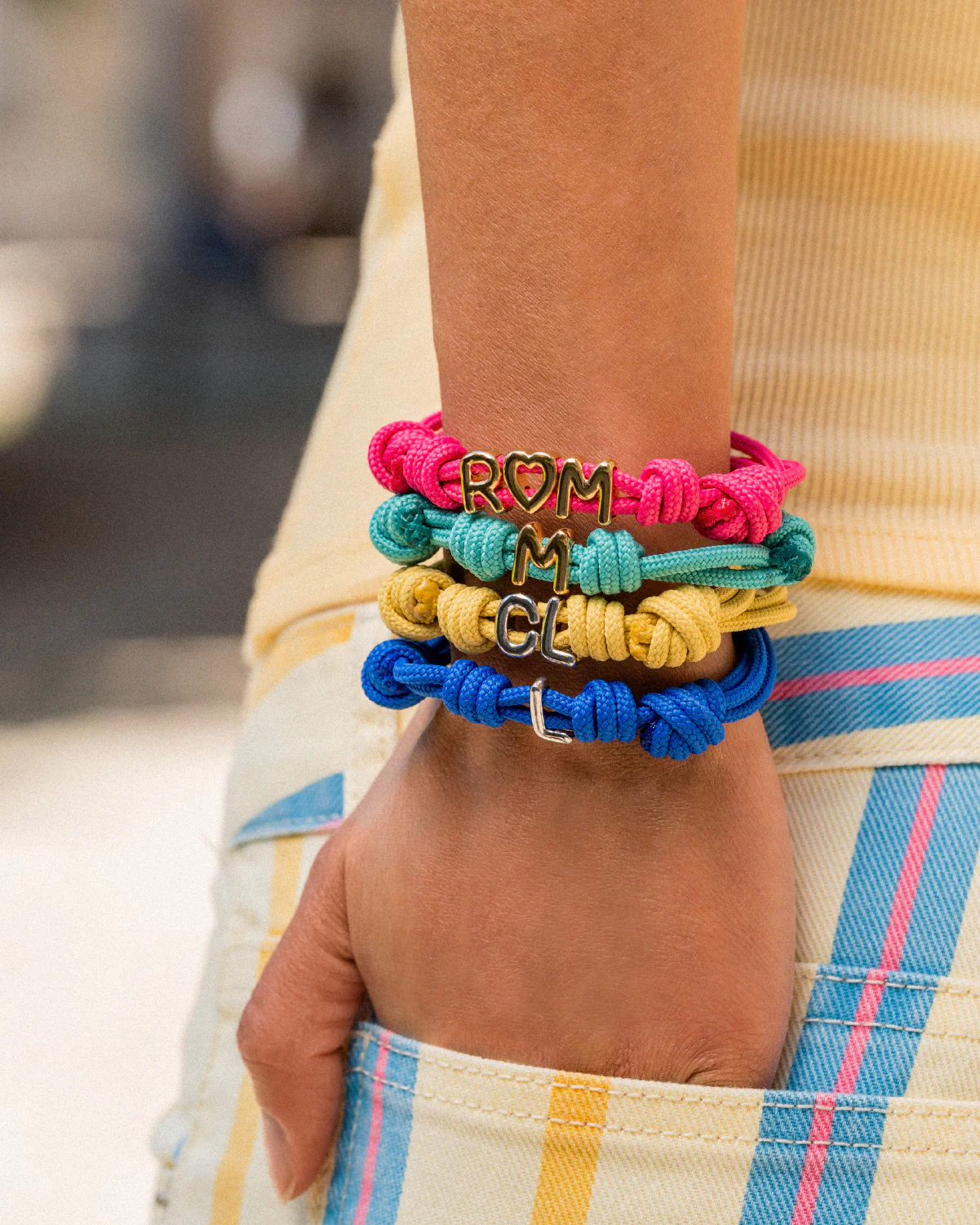 Bracciale Base Cord - Puffy Letters - Image 8