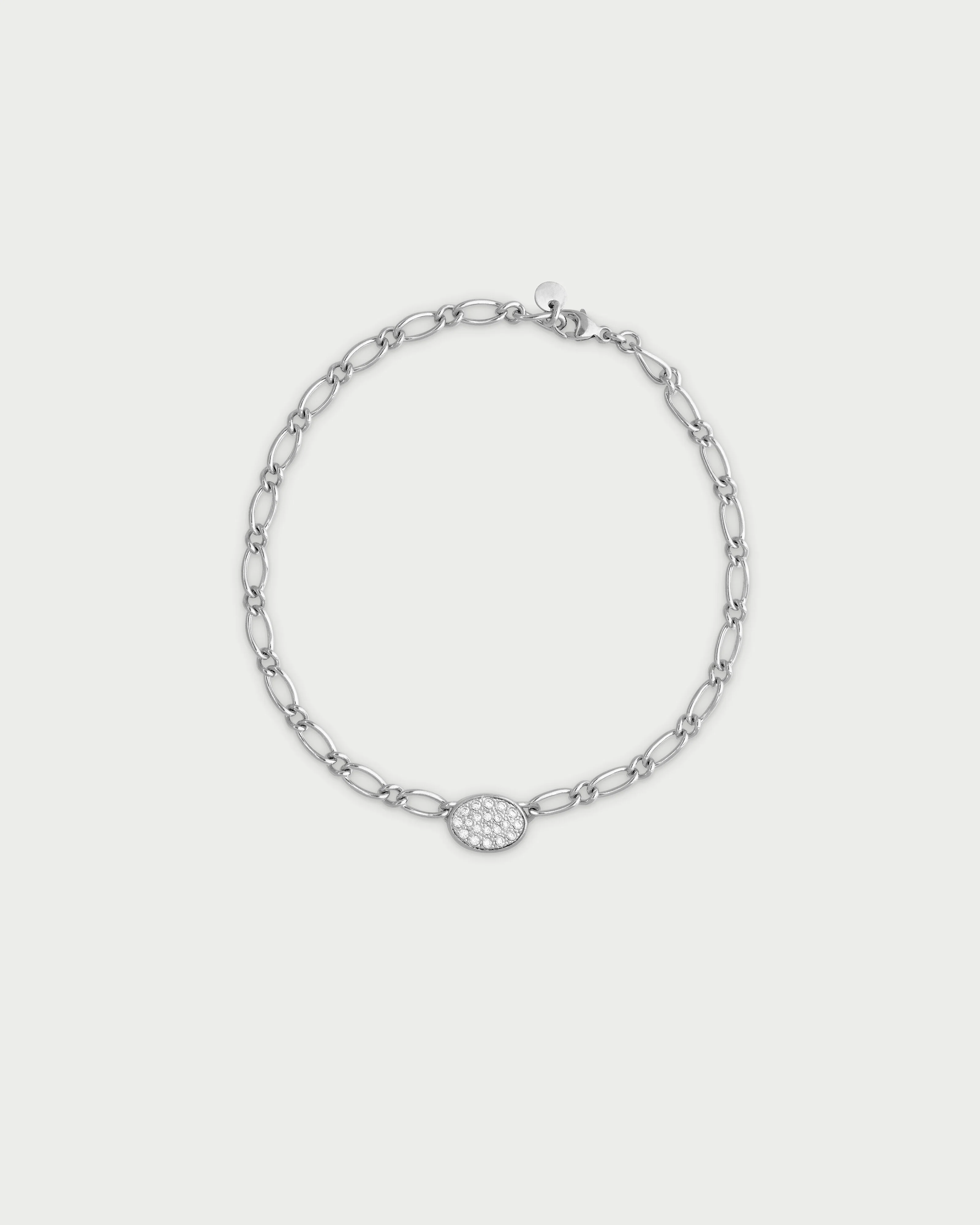 Bracciale catena cheval ovale small pavè - SHAPES - Image 4