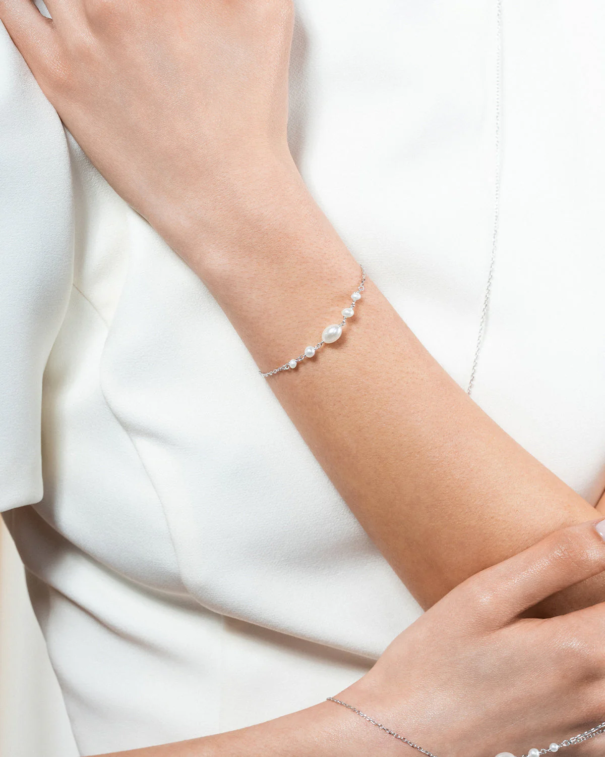 Bracciale Catena Pearl Halo - Image 2