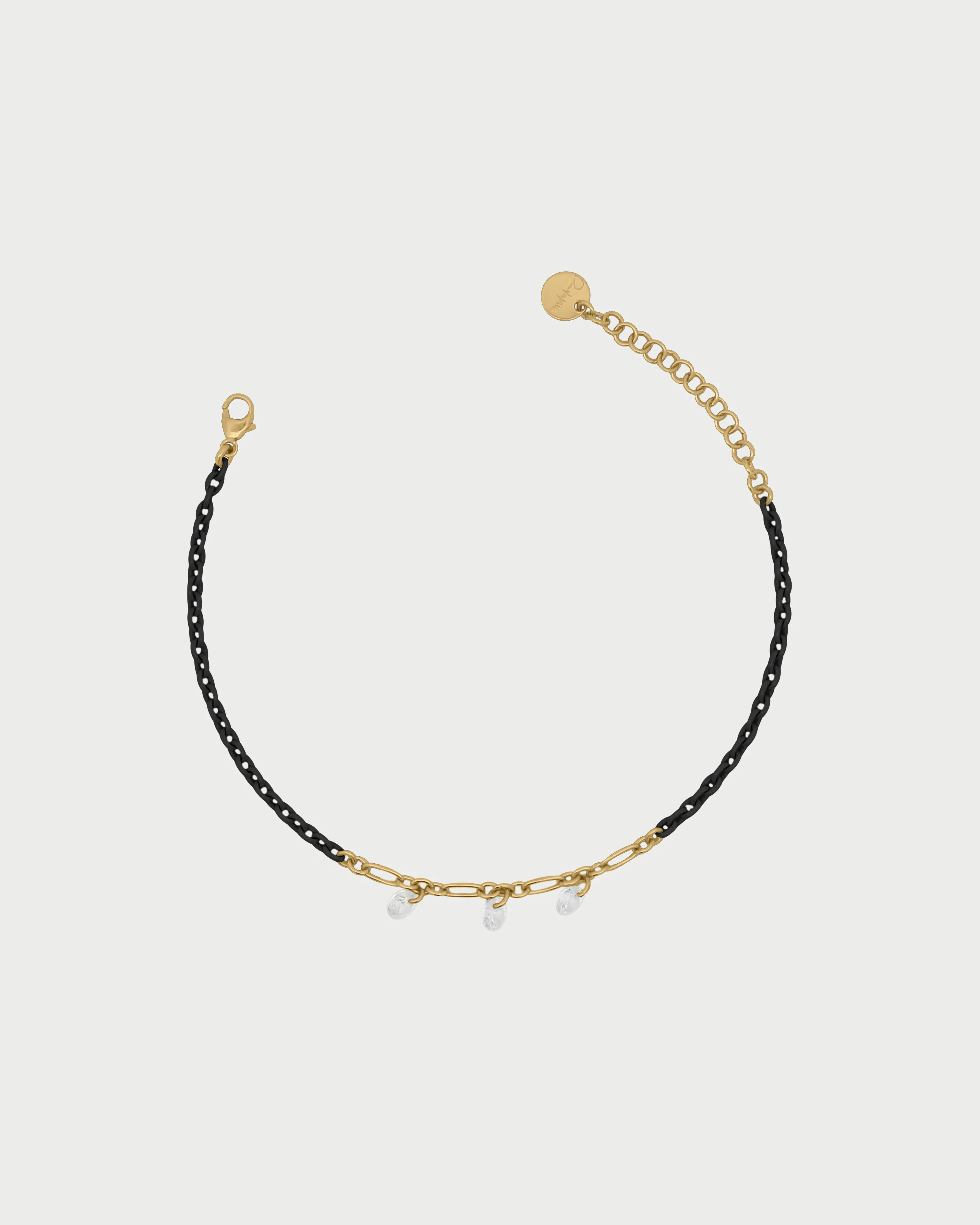 Bracciale catena verniciata e zirconi - Image 4