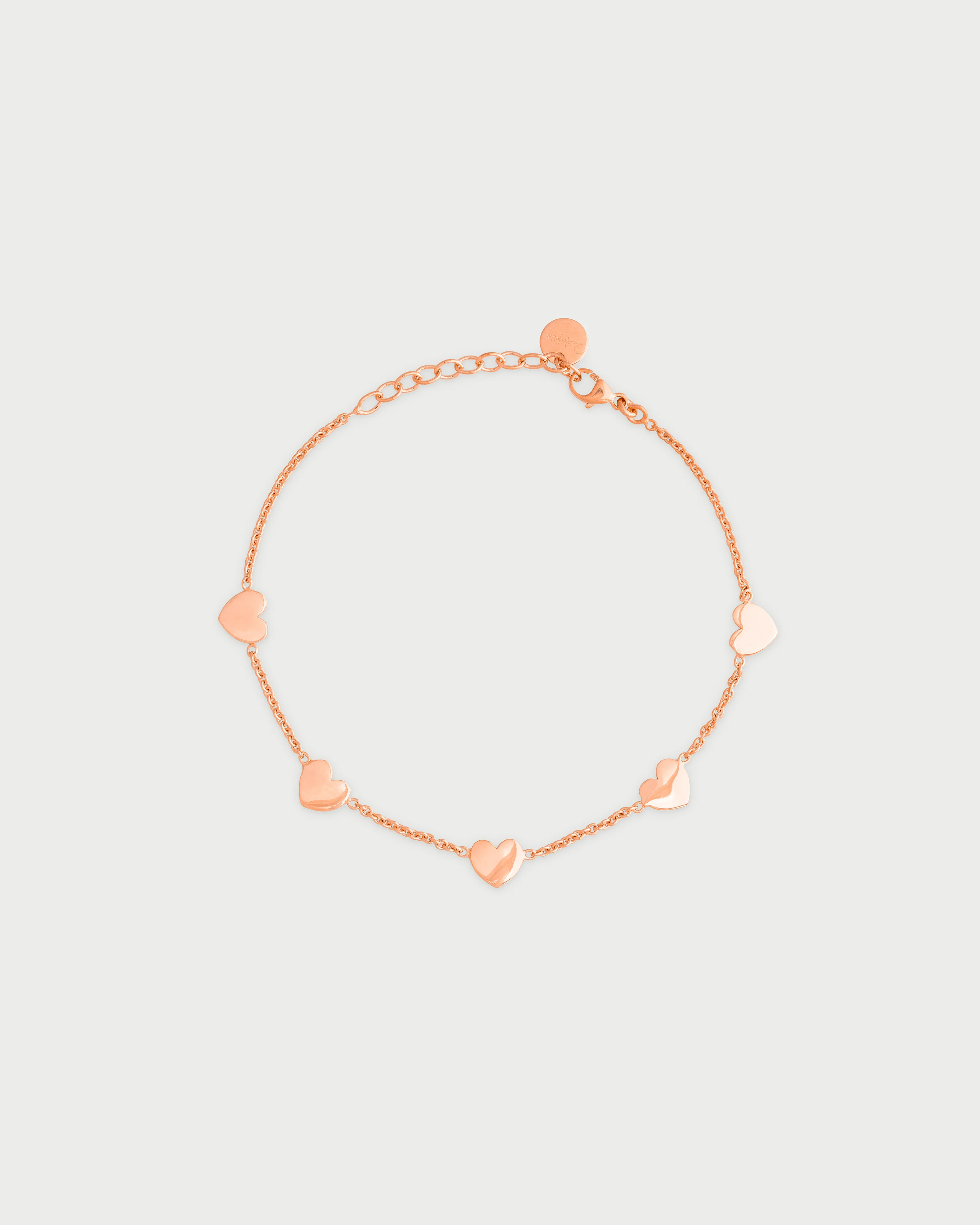 Bracciale Catenella 5 Cuori - Image 2