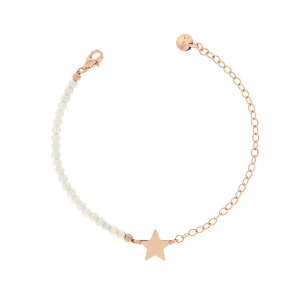 Bracciale Catenella e Perle Stella