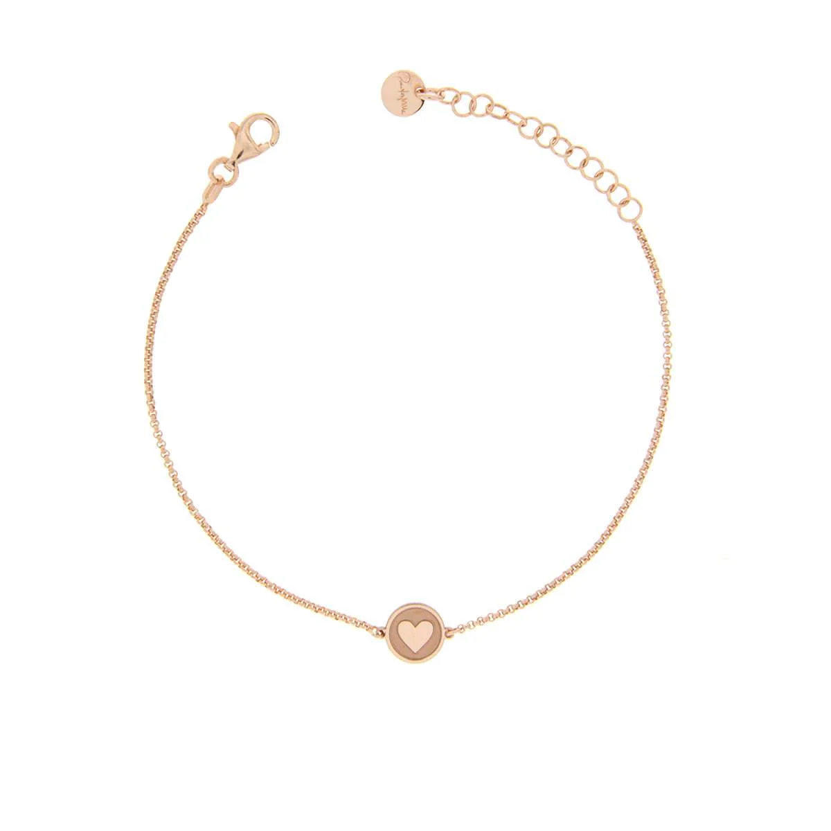 Bracciale Catenella e Soggetto Centrale Cuore