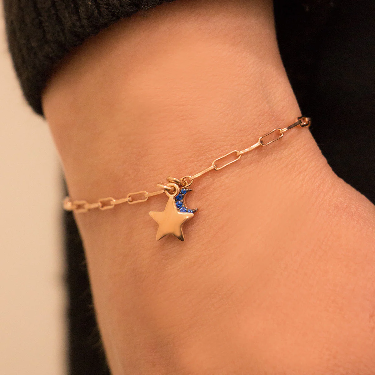 Bracciale Catenella Stella/Luna - Image 4