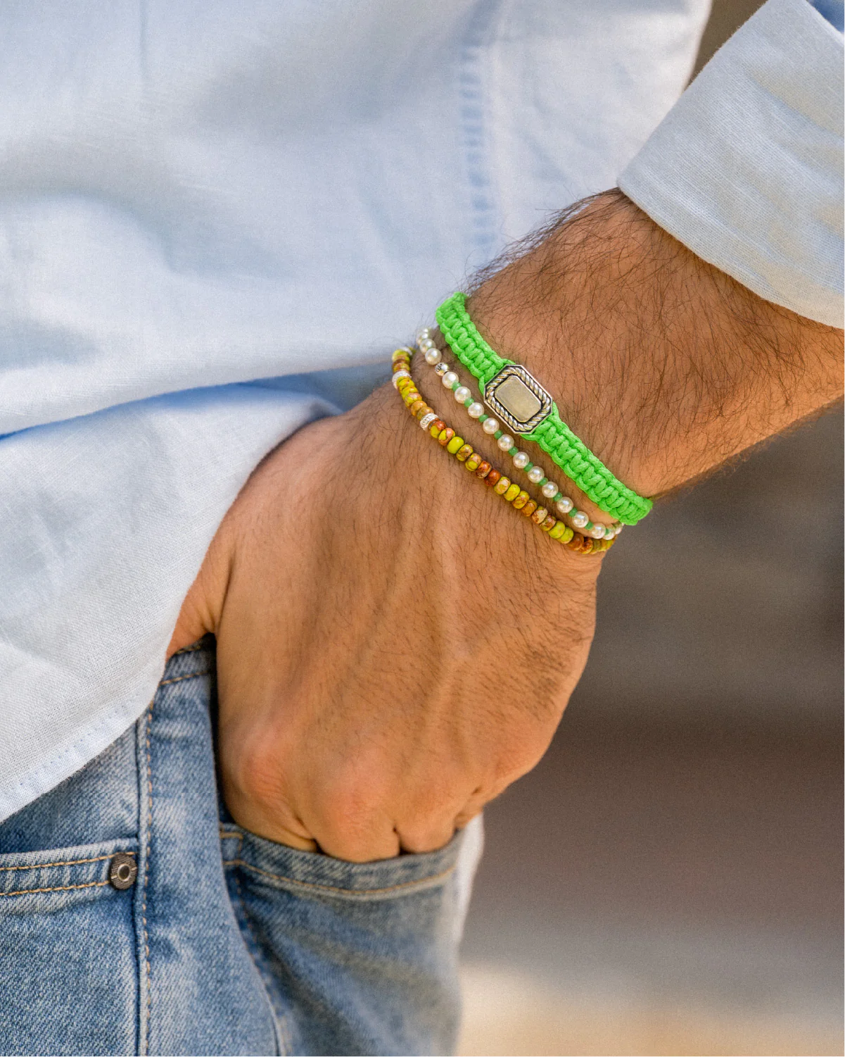 Bracciale Diaspro e Rondelle - Image 10