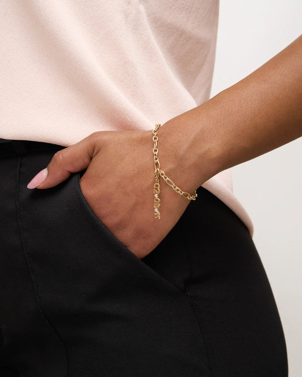 Bracciale Maglia Alternata Vintage - Image 3
