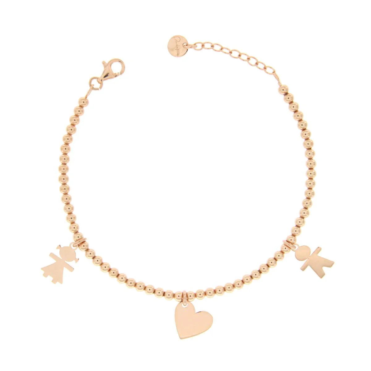 Bracciale Pallini con Ciondoli Famiglia