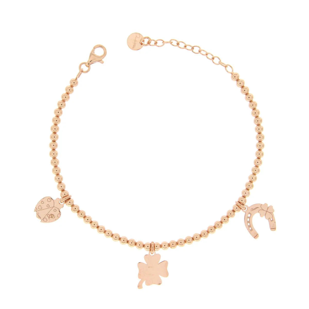 Bracciale Pallini con Ciondoli Fortuna