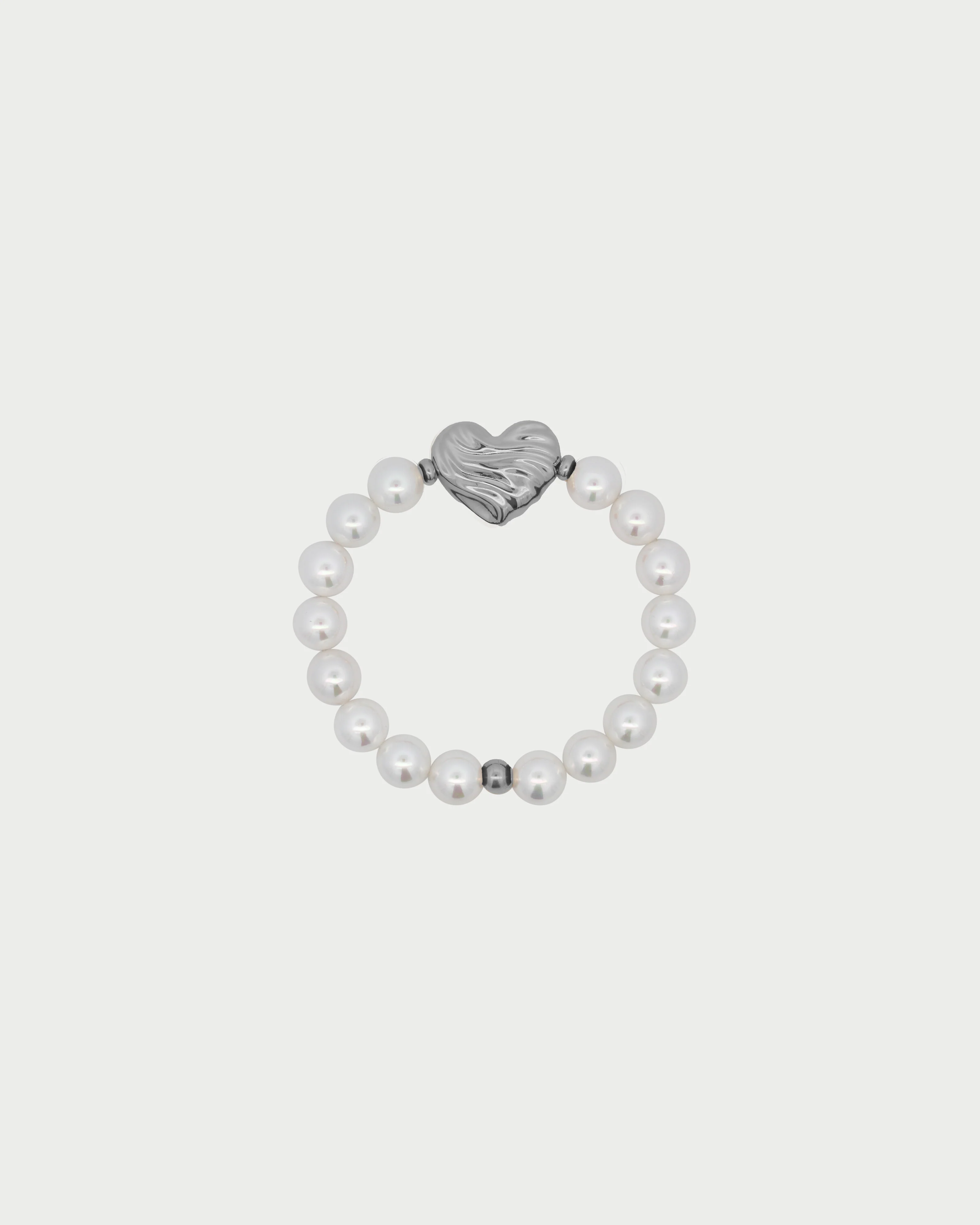 Bracciale Perle Cuore Bold - Image 2