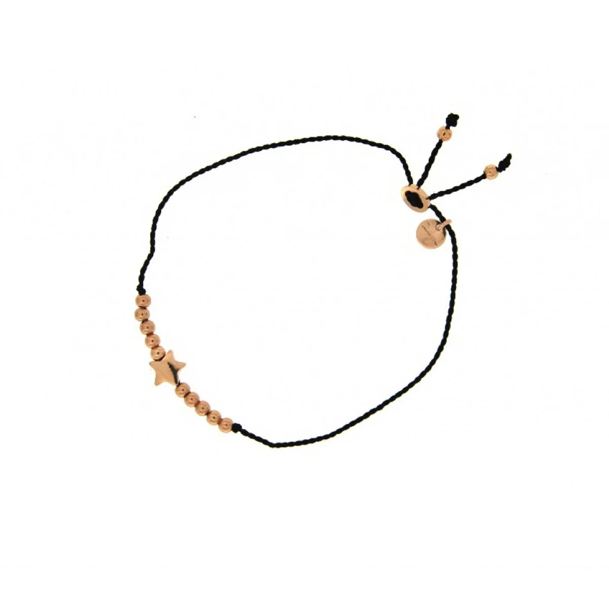 Bracciale Sfere e tessuto Stella