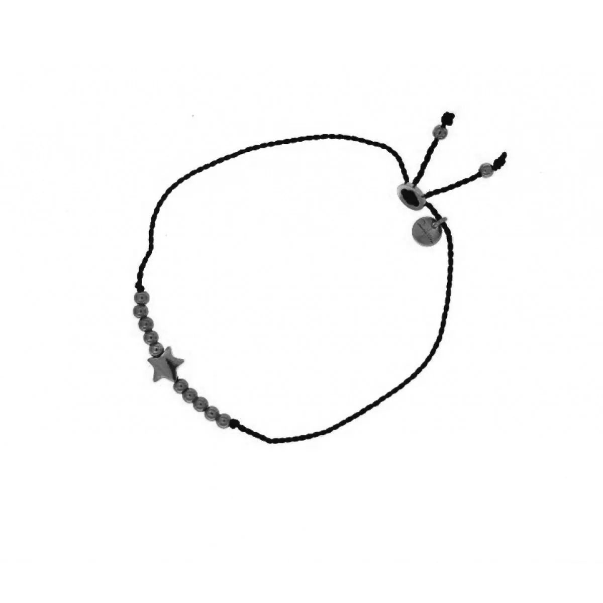 Bracciale Sfere e tessuto Stella - Image 4