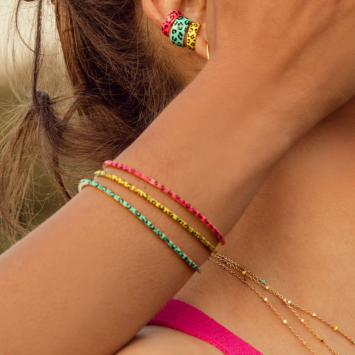 Bracciale Rigido Manetta – Smalto Maculato - Image 4