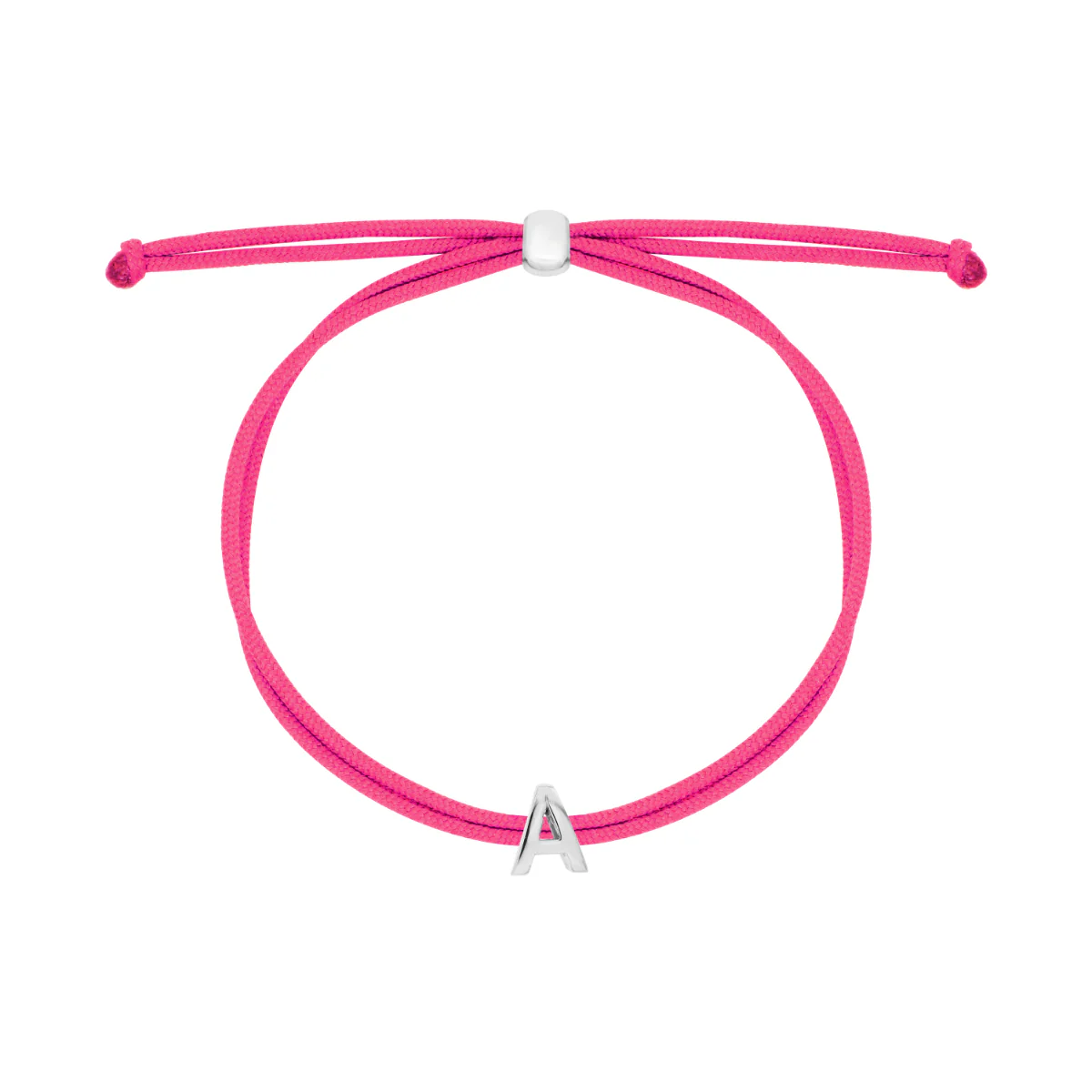 Carousel doppio filo fucsia fluo lettera