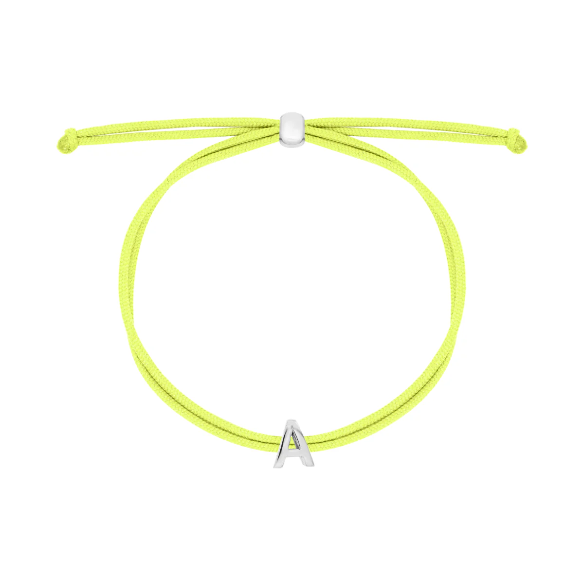 Carousel doppio filo giallo fluo lettera