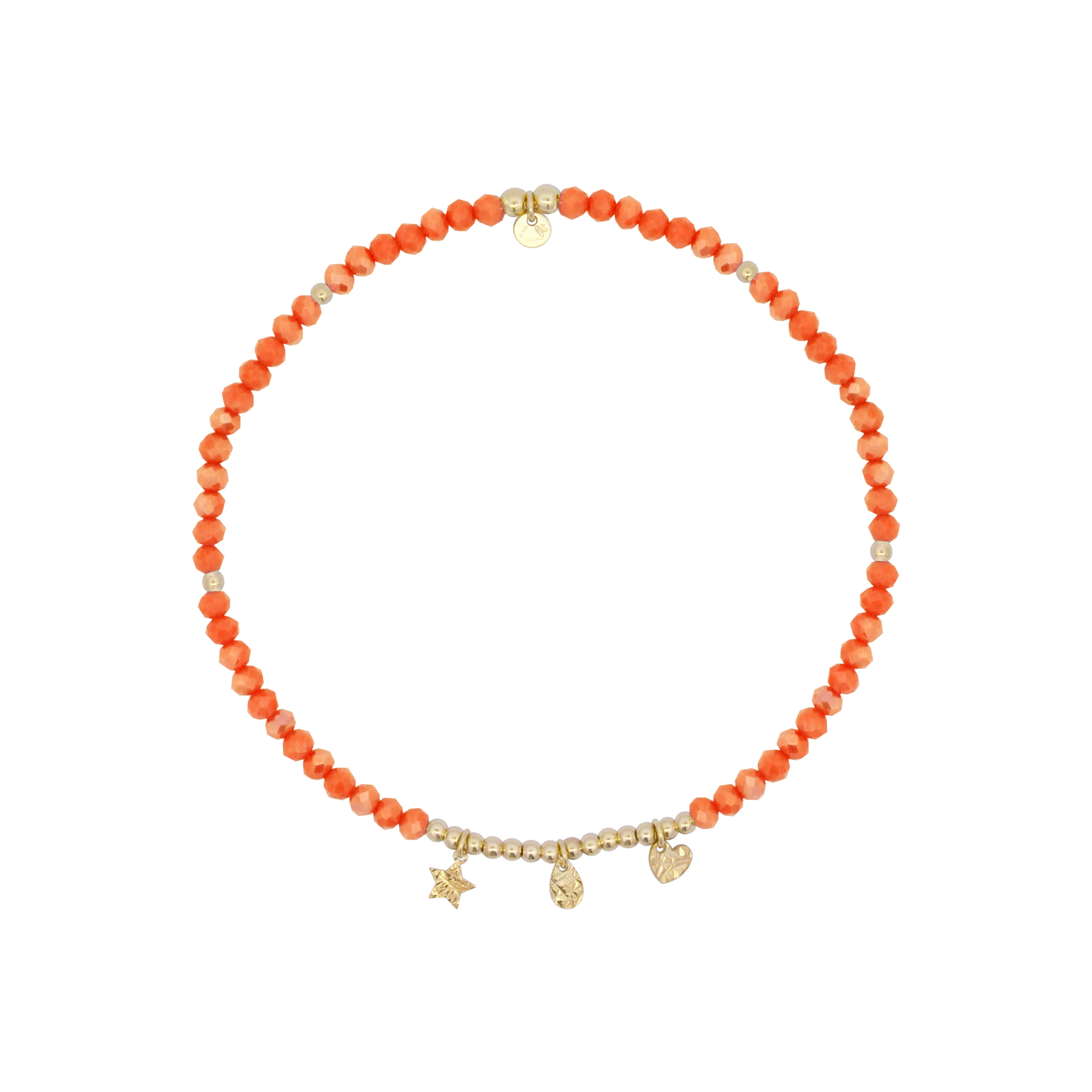Cavigliera Elastica arancione - Anklets Mania