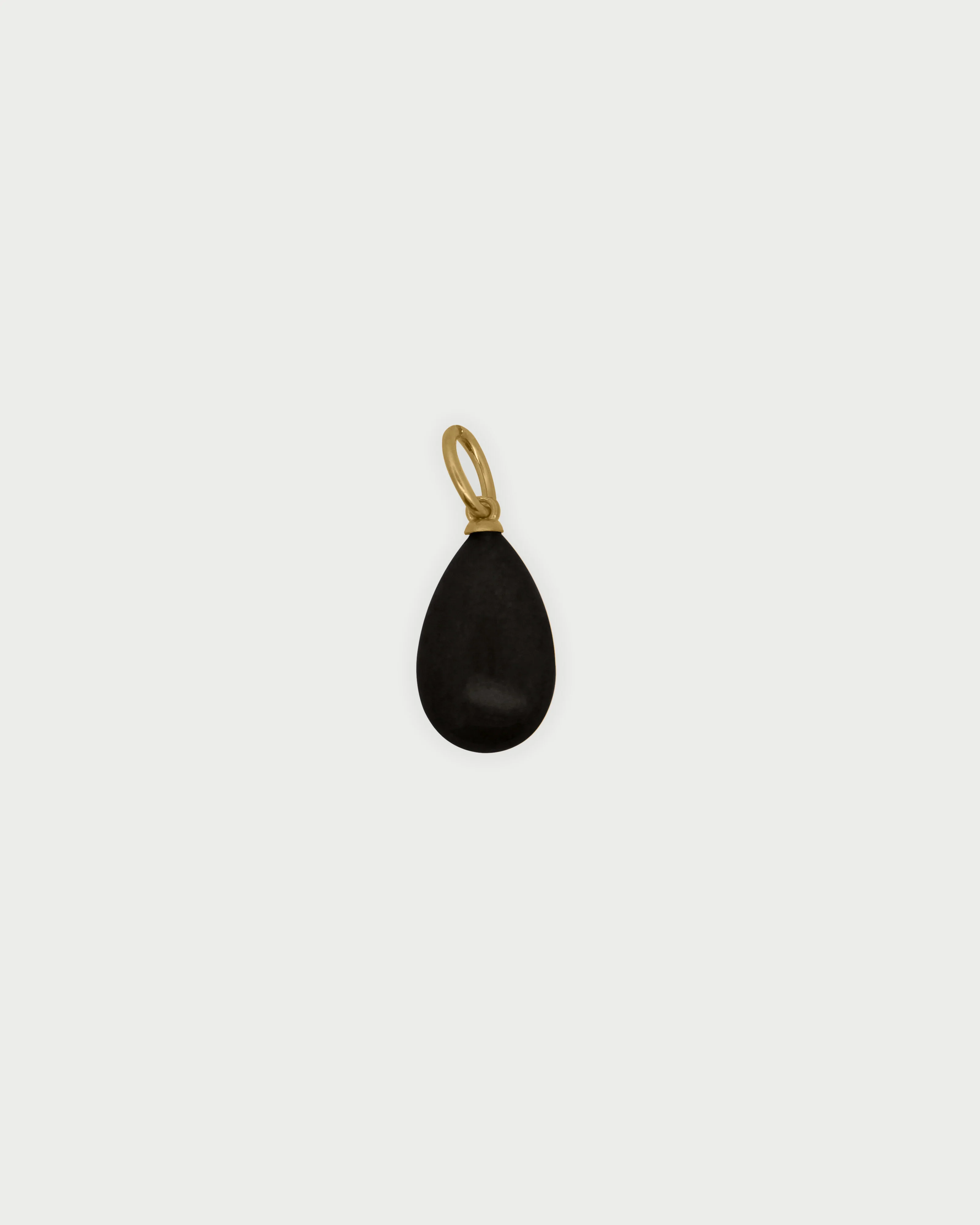 Charm Goccia Giada Black