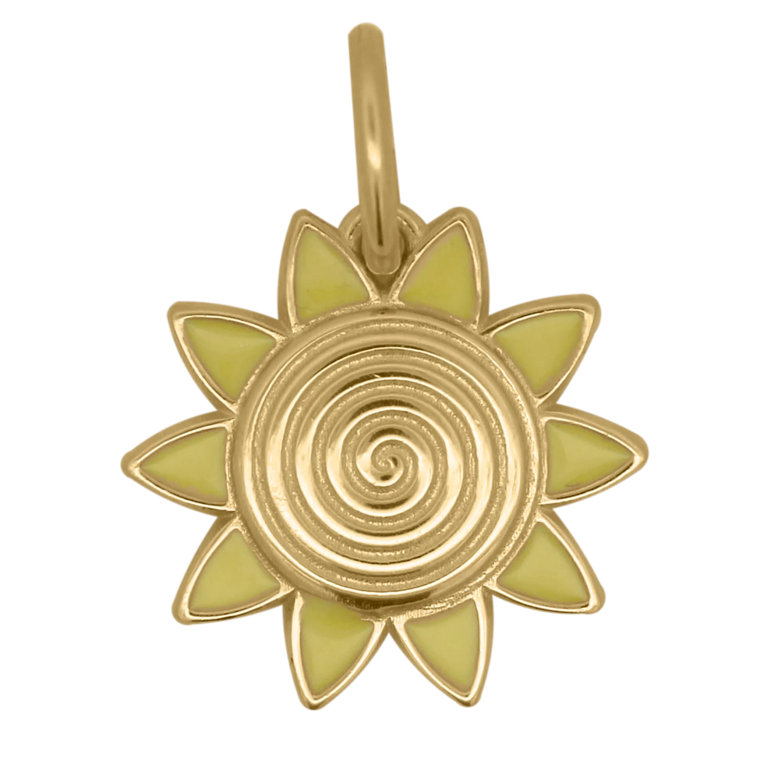 Charm Sole Smalto Giallo - Image 2
