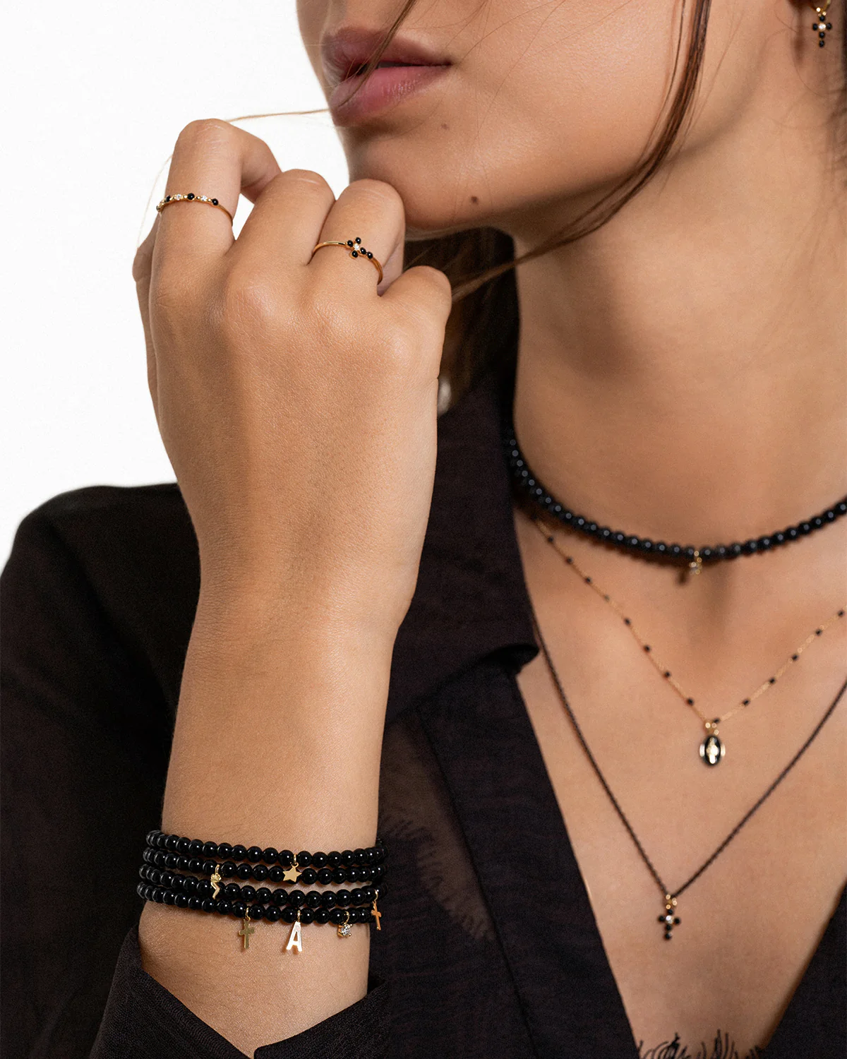 Ciondolo Lettera A – ORO18KT - Image 3