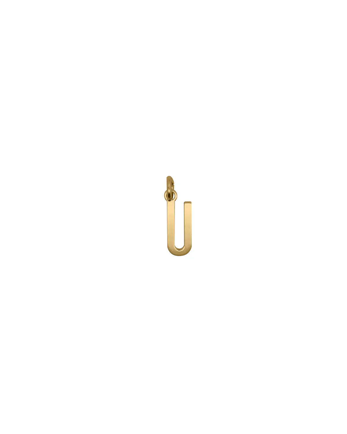 Ciondolo Lettera U – ORO18KT