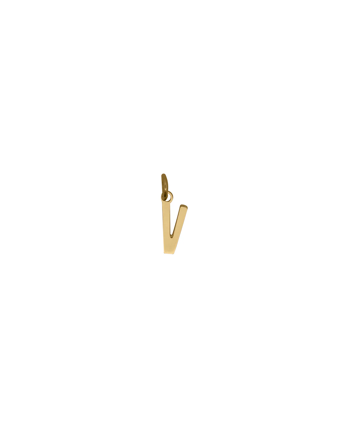 Ciondolo Lettera V – ORO18KT