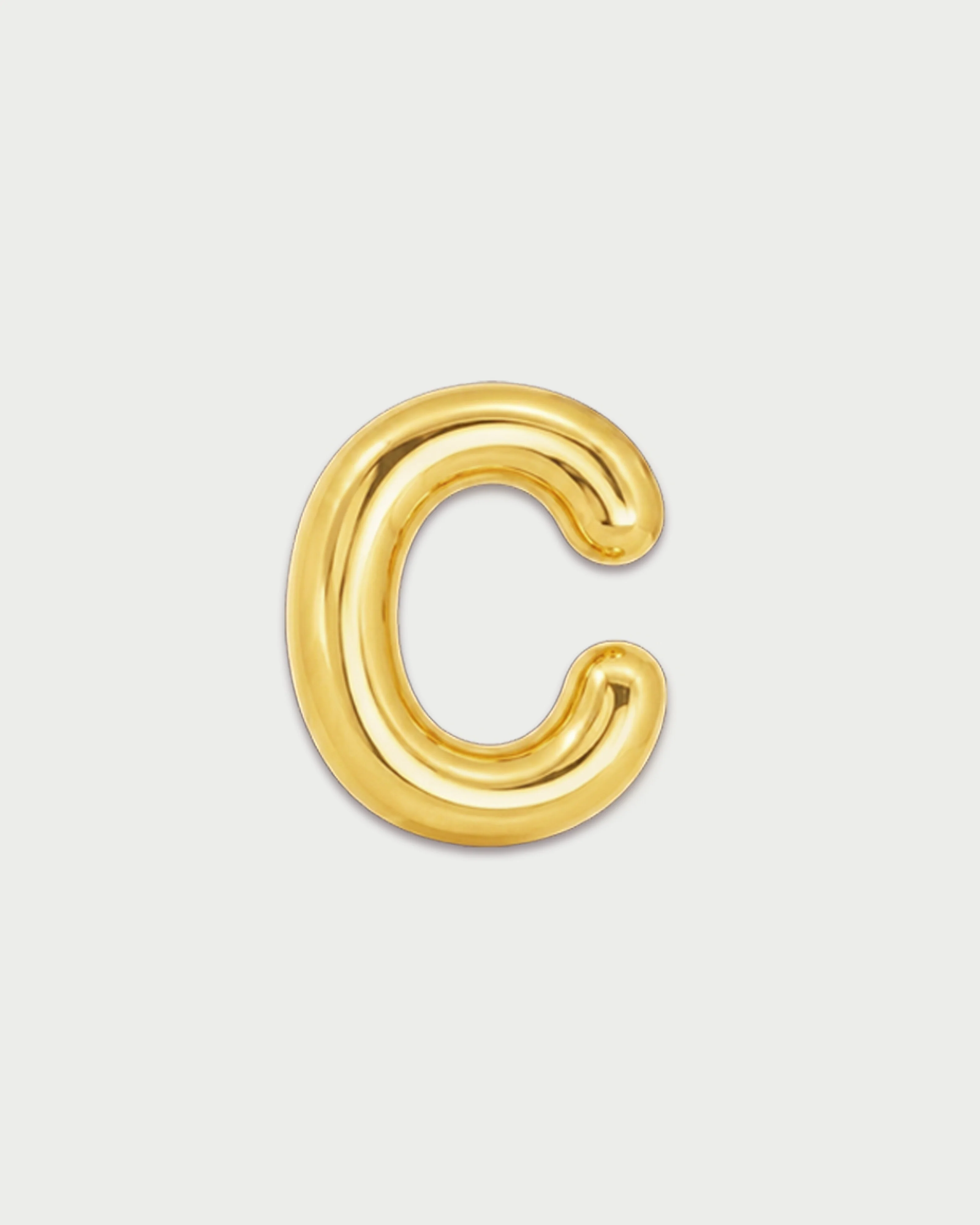 Ciondolo Puffy Lettera C