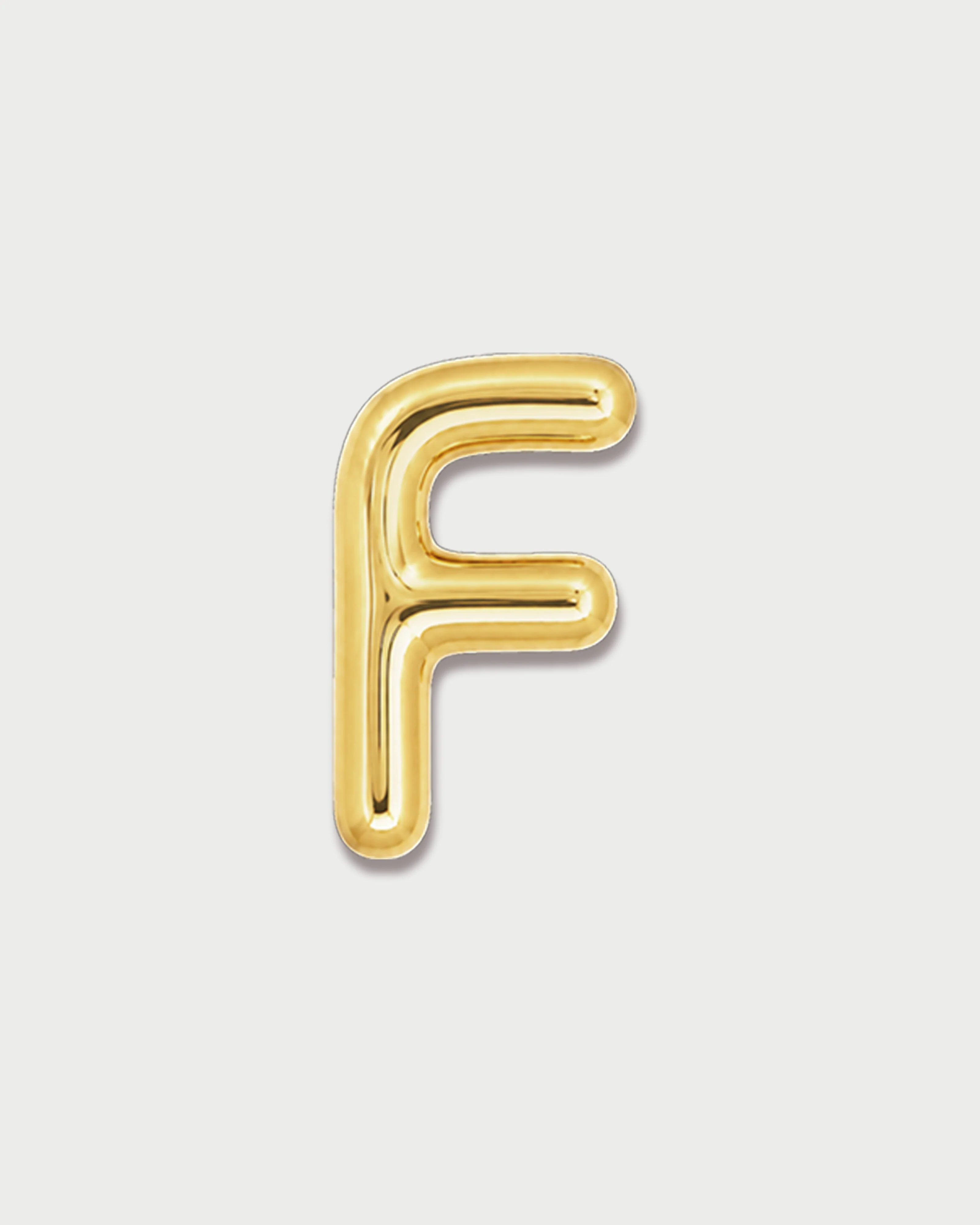 Ciondolo Puffy Lettera F