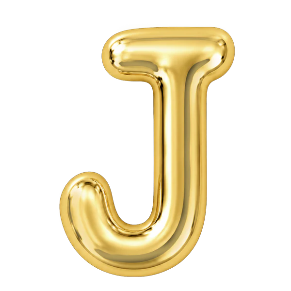 Ciondolo Puffy Lettera J - Image 3