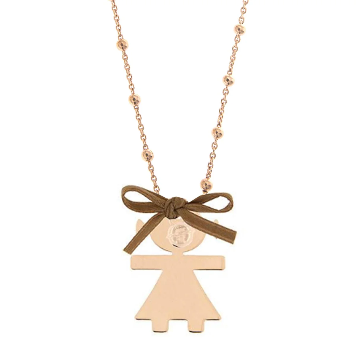 Collana a Pallini con Ciondolo Bimba - Image 3