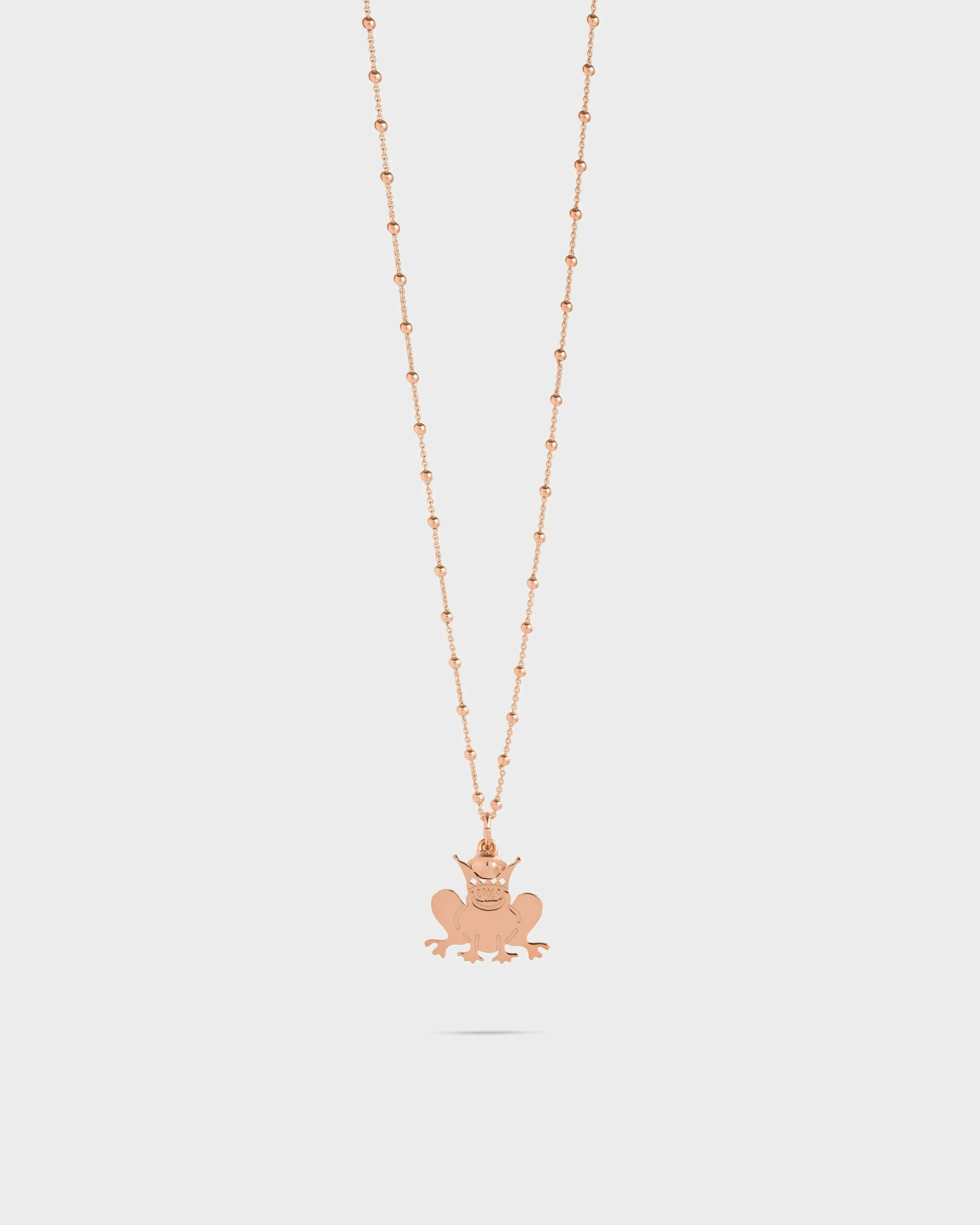 Collana a Pallini con Ciondolo Ranocchio - Image 3