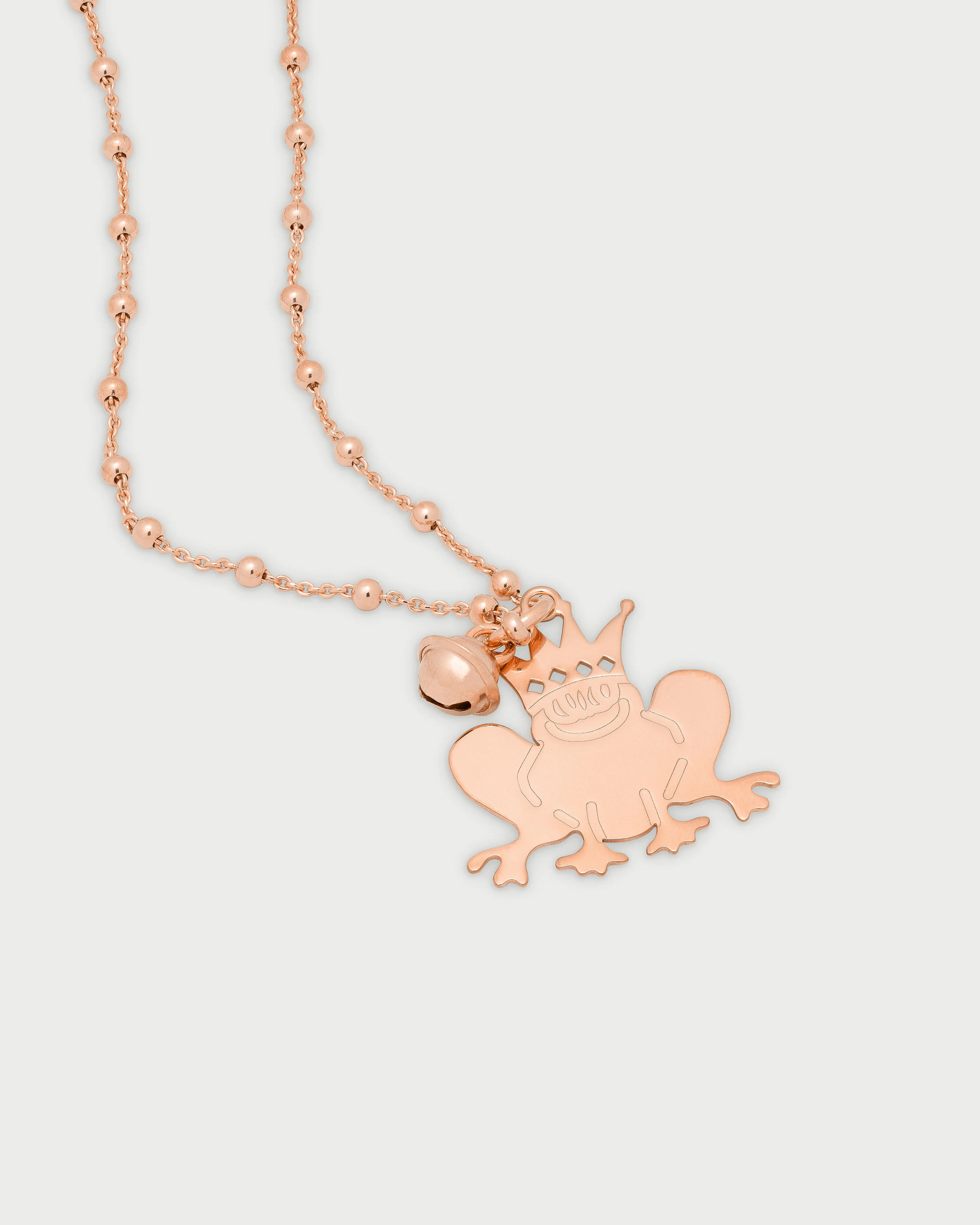 Collana a Pallini con Ciondolo Ranocchio - Image 4