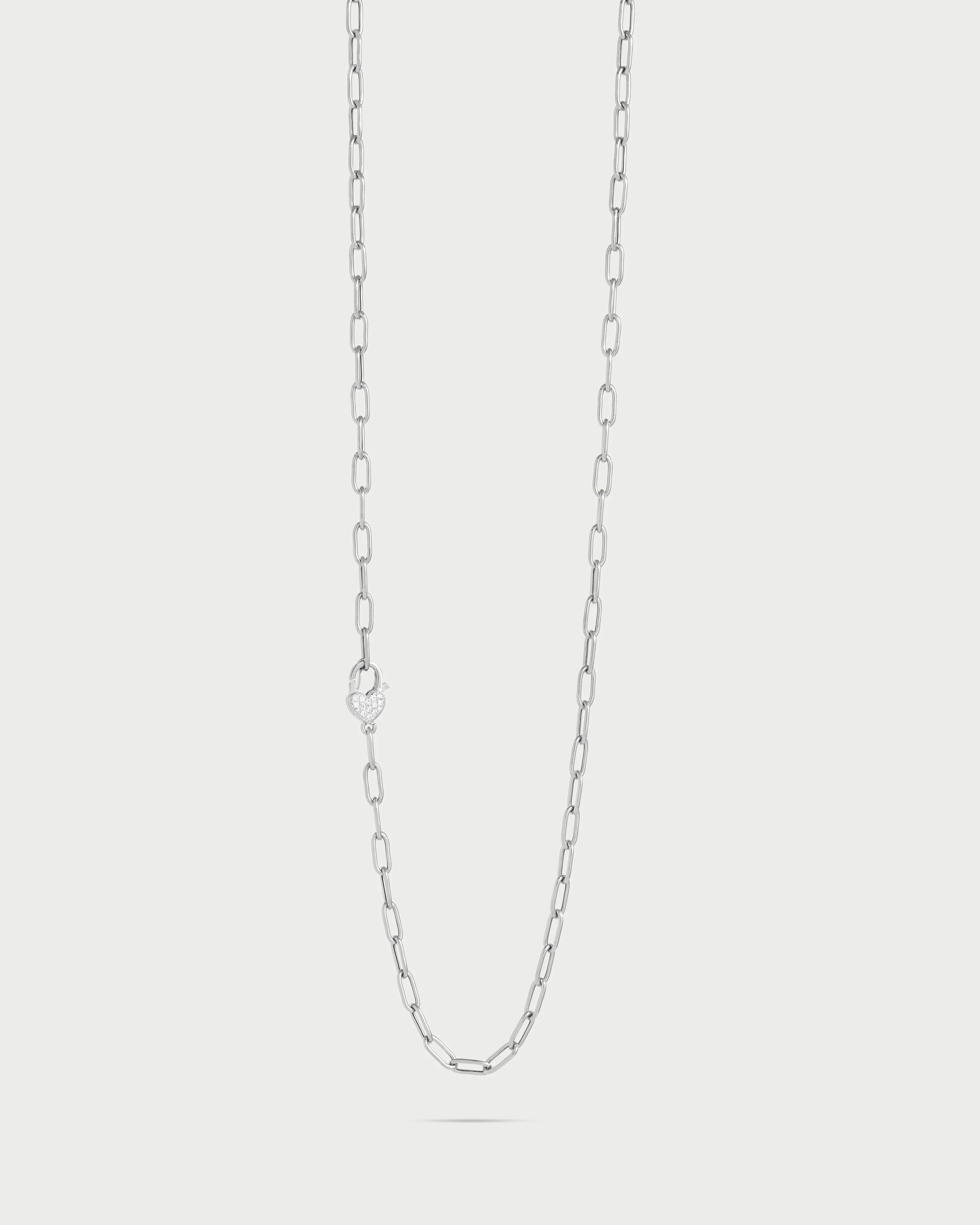 Collana catena cheval double moschettone cuore - AMULETI - Image 3