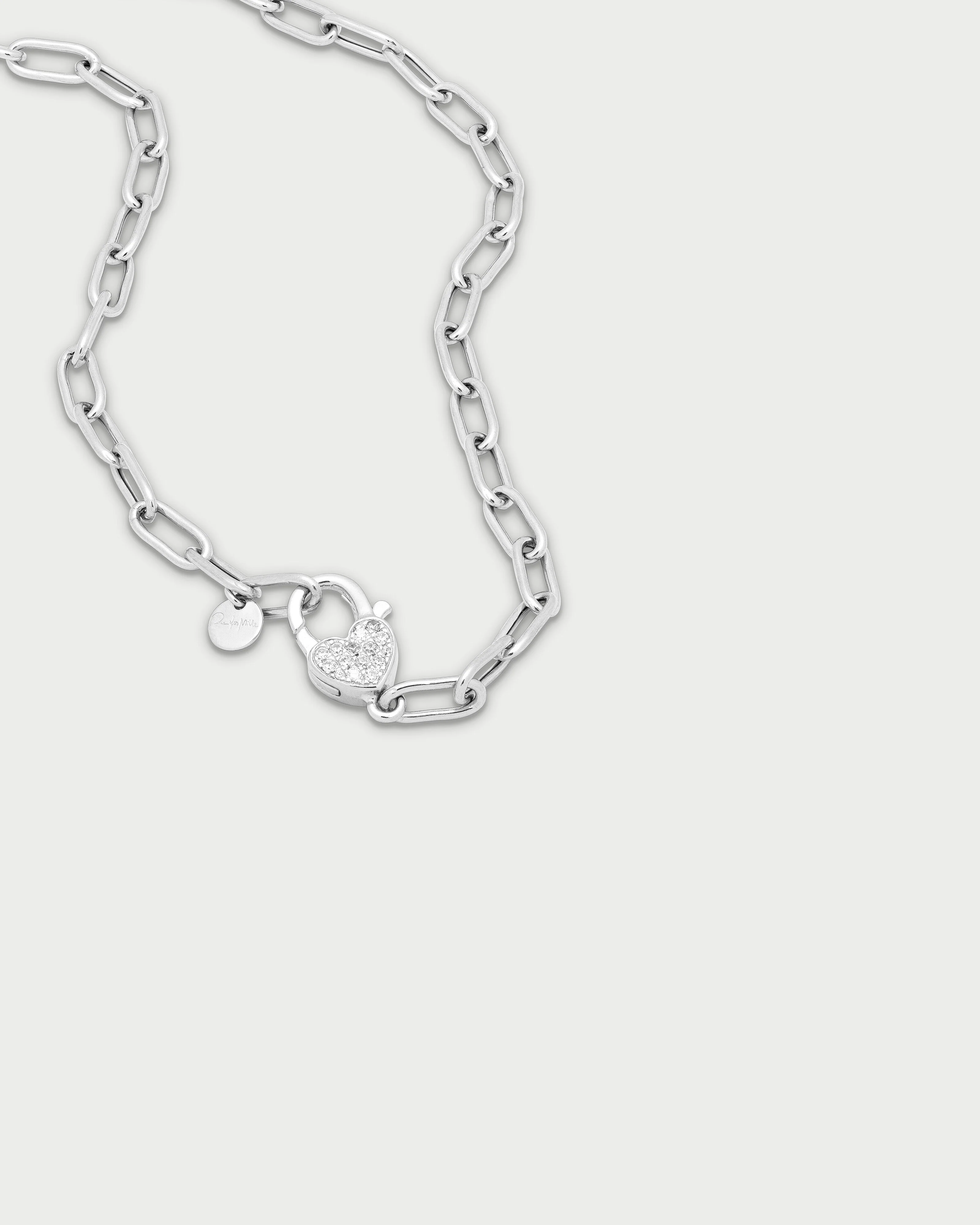 Collana catena cheval double moschettone cuore - AMULETI - Image 4