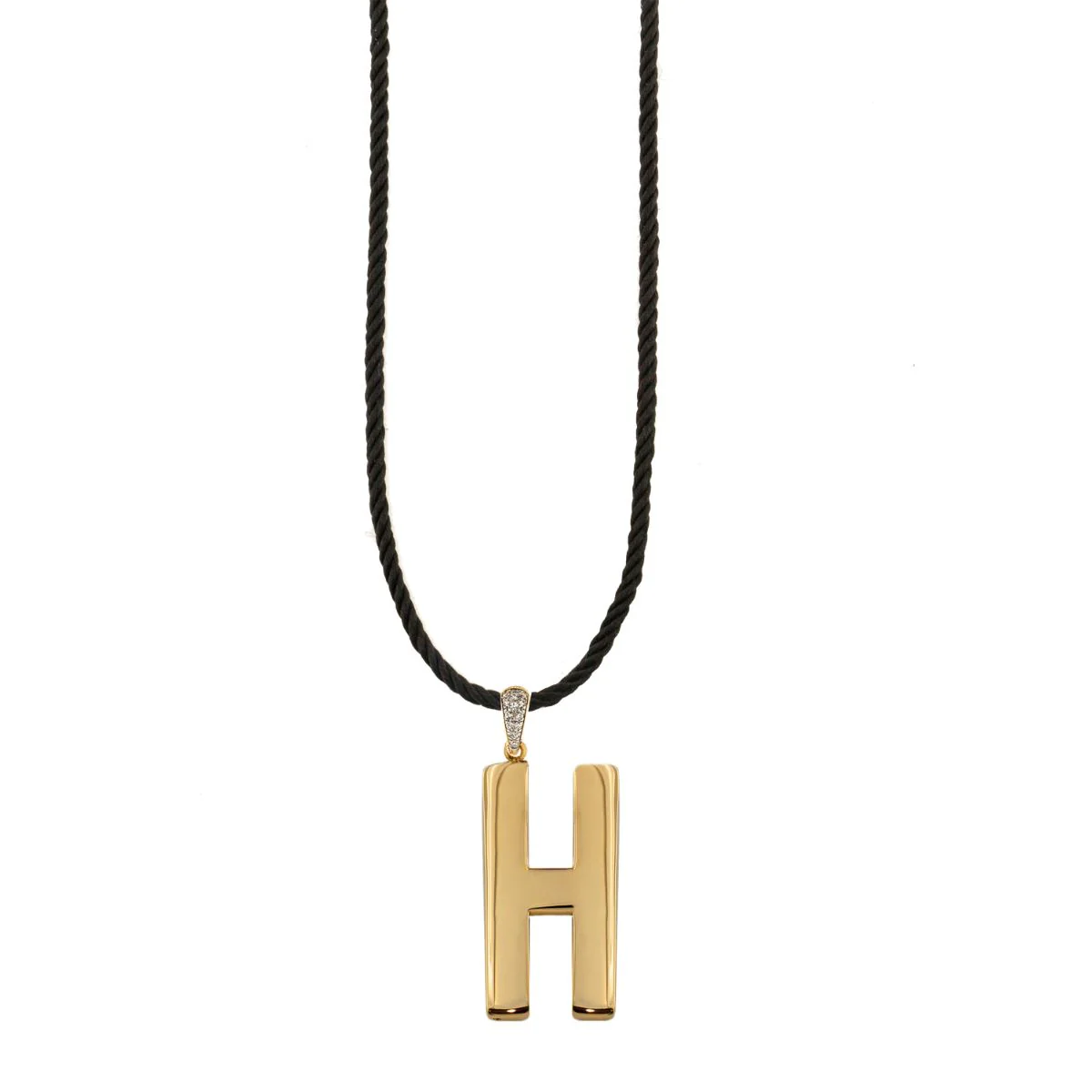 Collana corda torchon Lettera Elettroformata - GO BIG - Image 16
