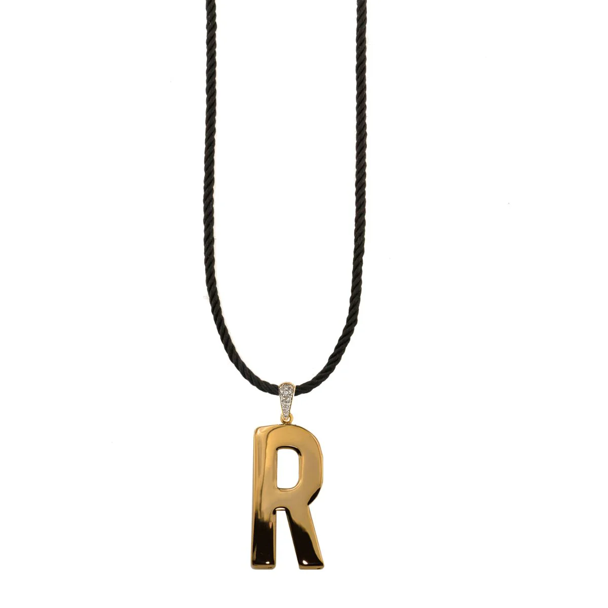 Collana corda torchon Lettera Elettroformata - GO BIG - Image 36