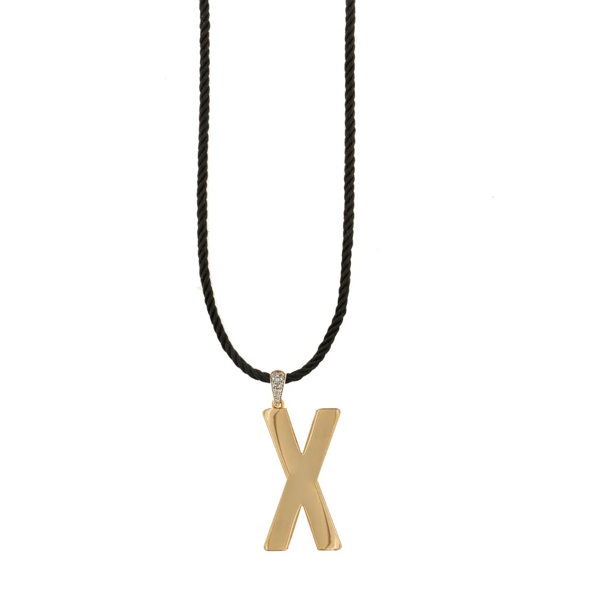 Collana corda torchon Lettera Elettroformata - GO BIG - Image 48