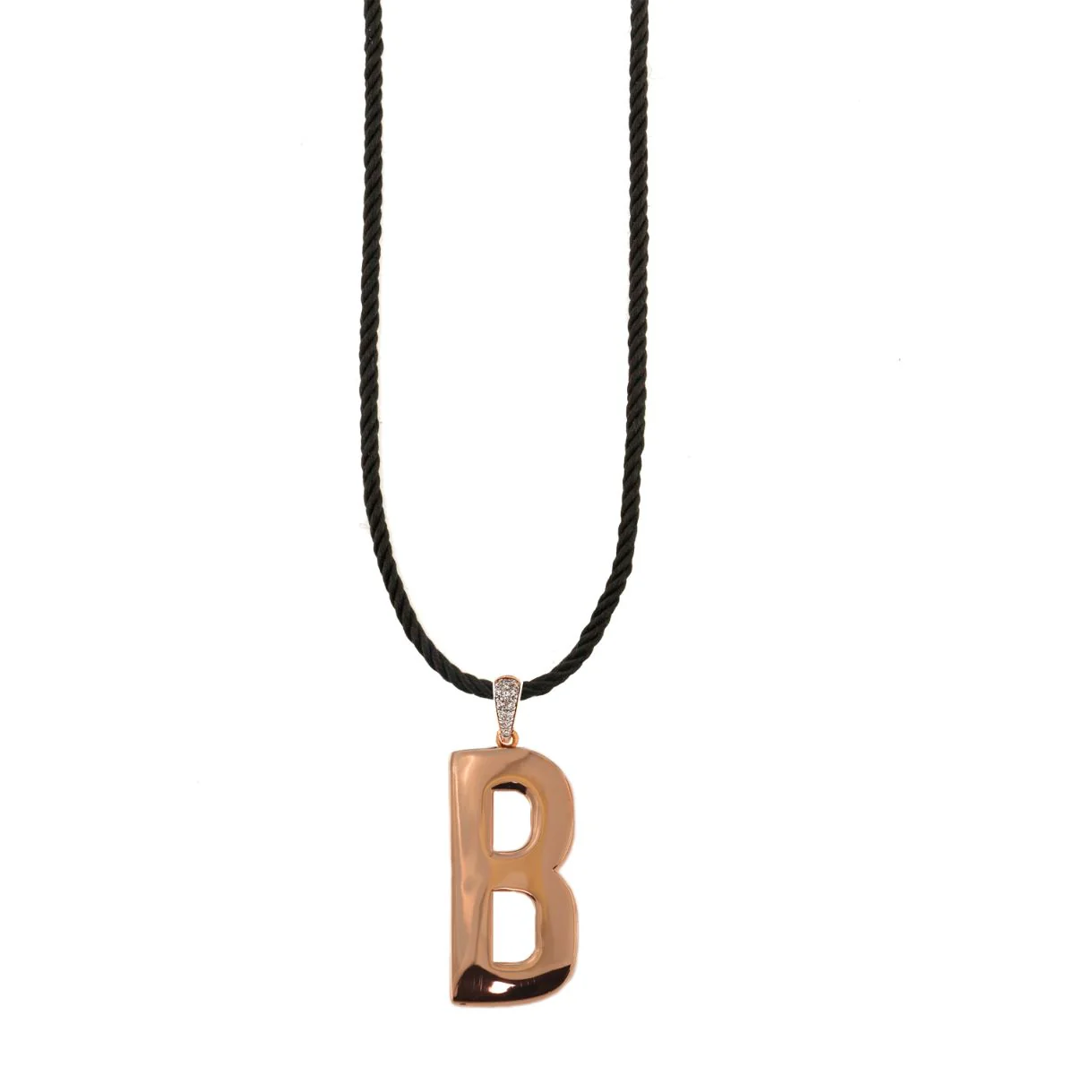 Collana corda torchon Lettera Elettroformata - GO BIG - Image 5