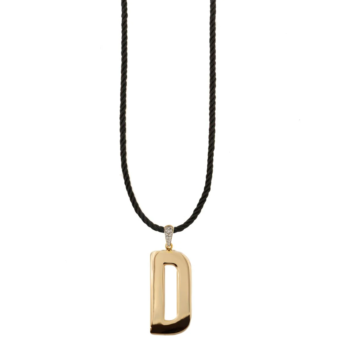Collana corda torchon Lettera Elettroformata - GO BIG - Image 8