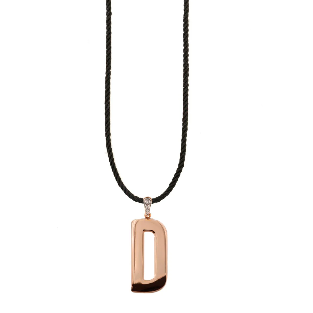 Collana corda torchon Lettera Elettroformata - GO BIG - Image 9