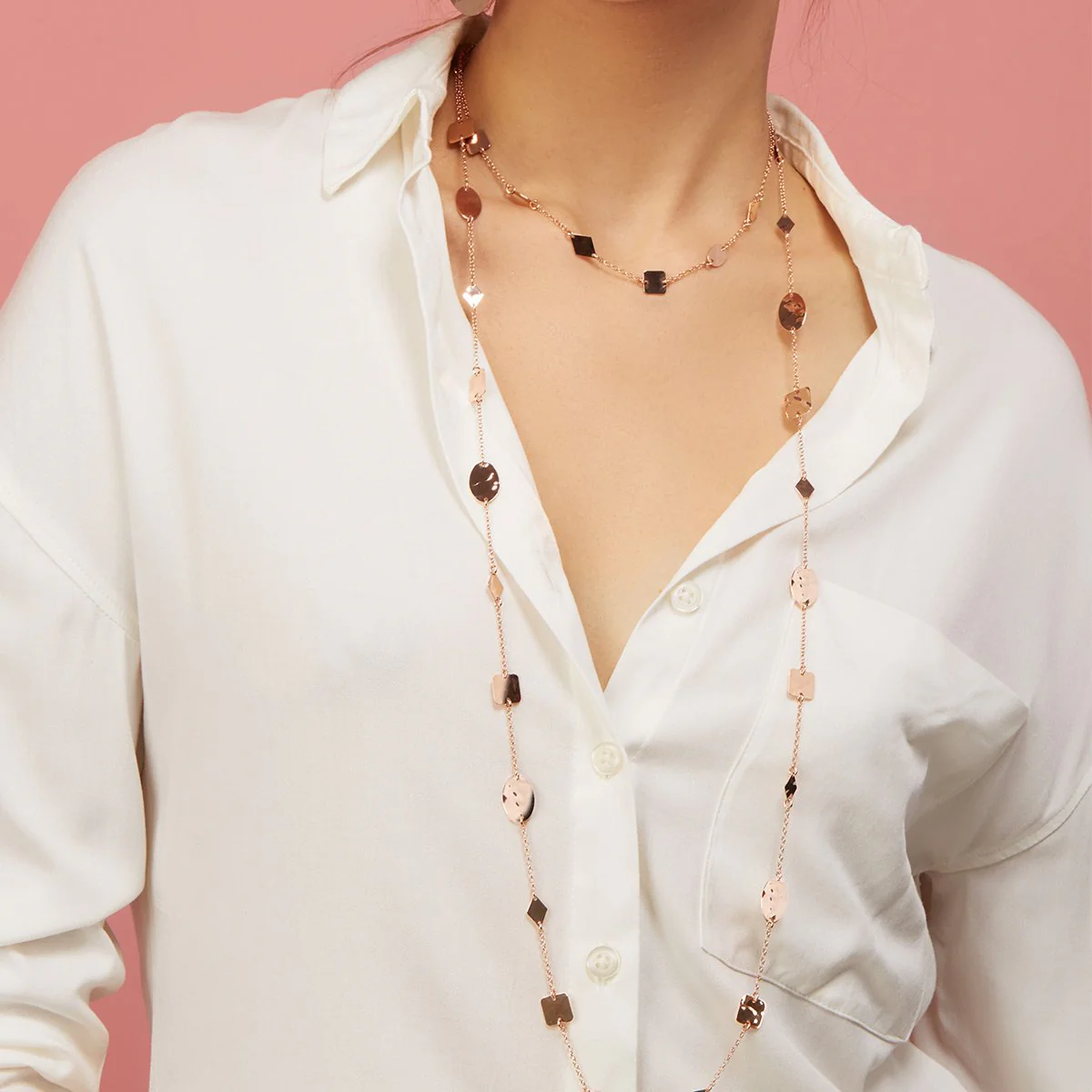 Collana Goldefall Forme Geometriche - Image 2