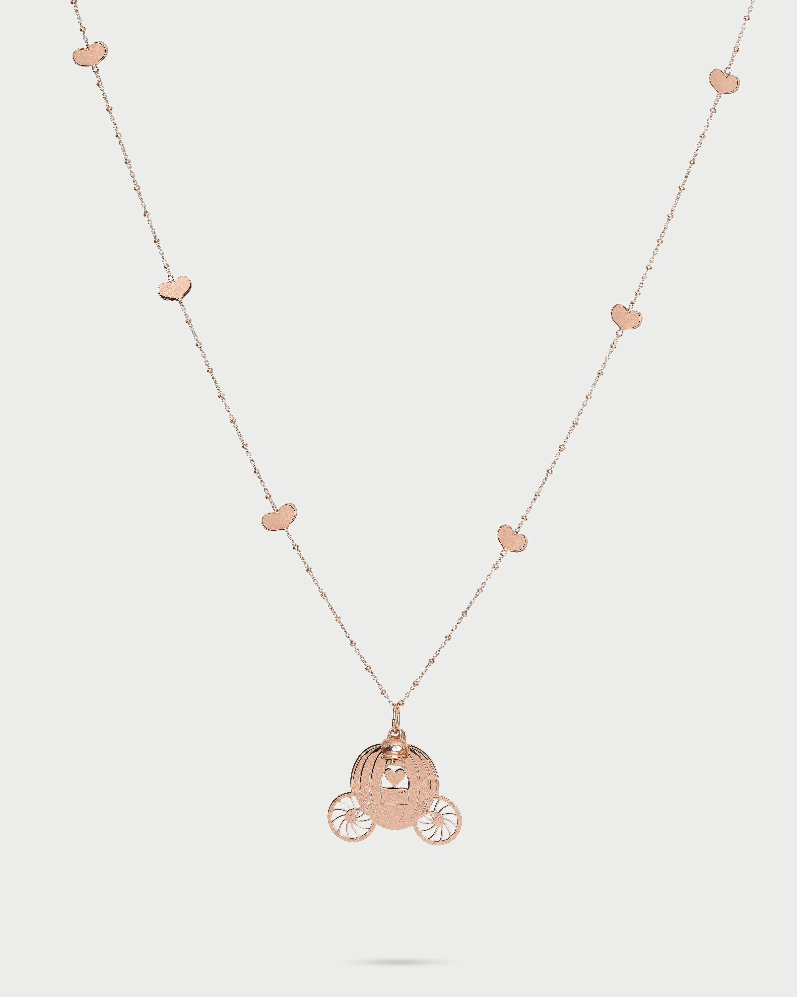 Collana Inserti Cuore con Ciondolo Carrozza