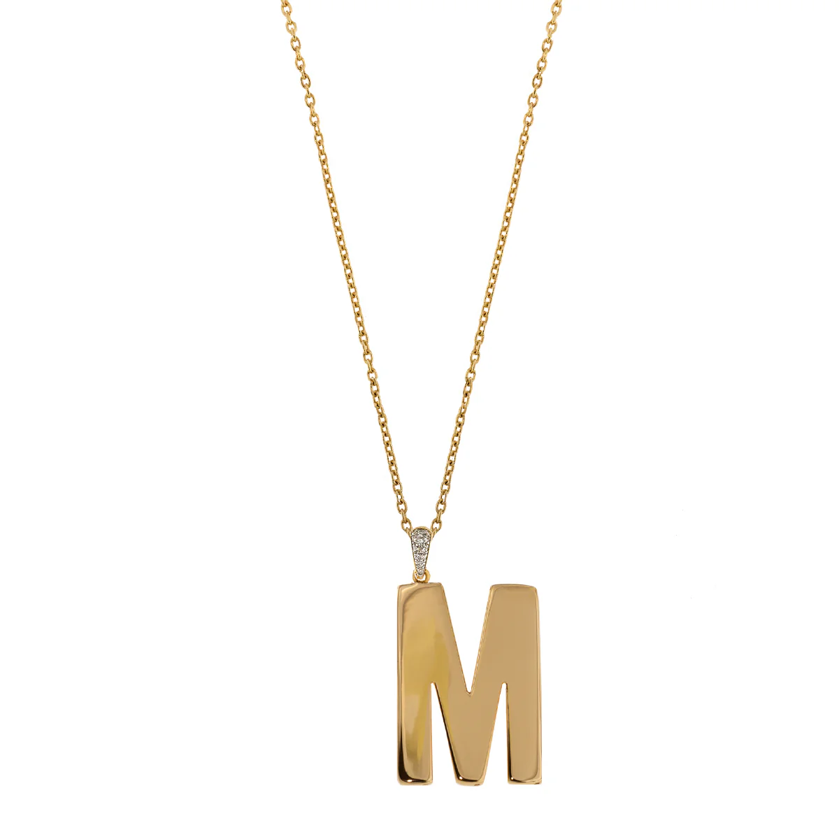 Collana lunga semplice Lettera Elettroformata - GO BIG - Image 14