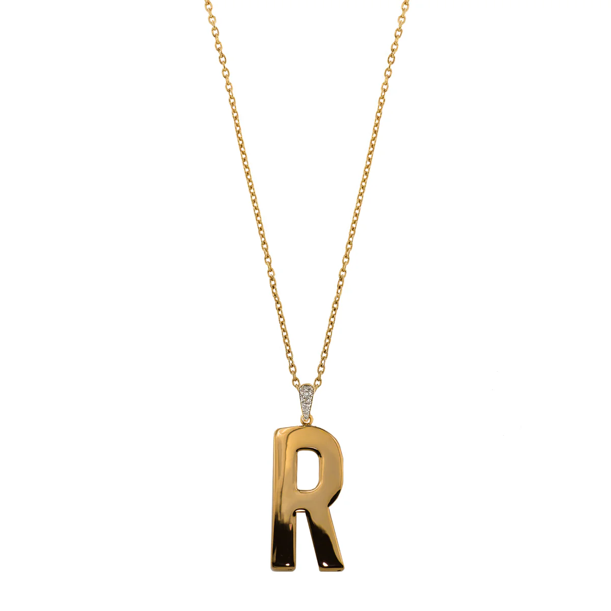 Collana lunga semplice Lettera Elettroformata - GO BIG - Image 19